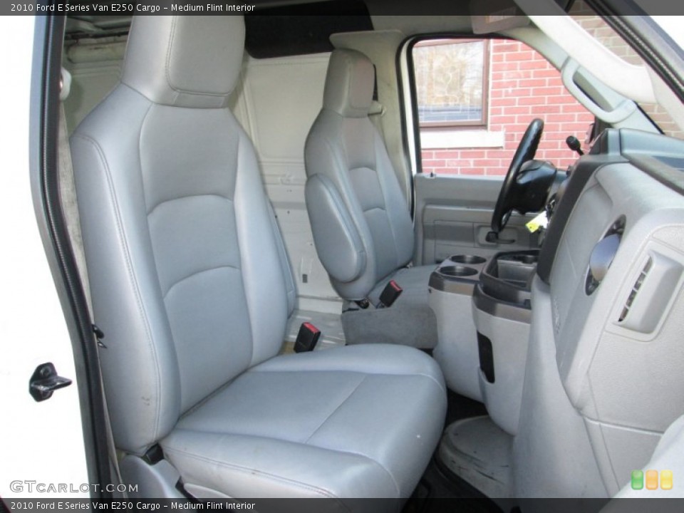 Medium Flint Interior Front Seat for the 2010 Ford E Series Van E250 Cargo #74148433