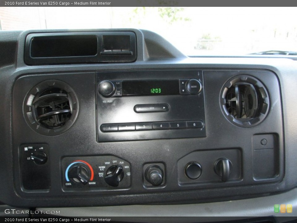 Medium Flint Interior Controls for the 2010 Ford E Series Van E250 Cargo #74148532