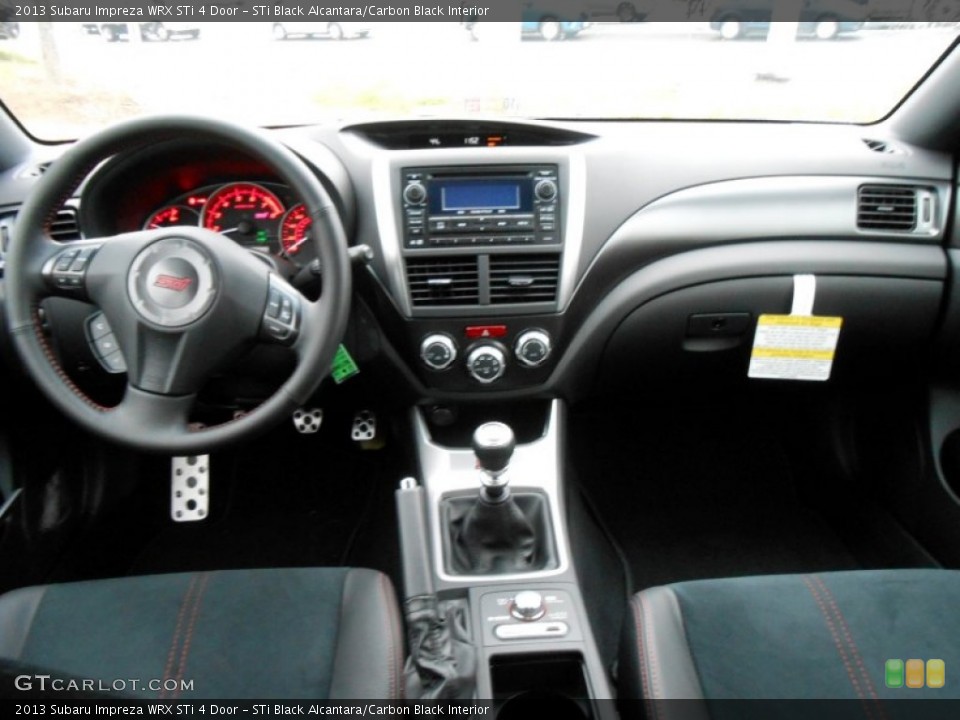 STi Black Alcantara/Carbon Black Interior Dashboard for the 2013 Subaru Impreza WRX STi 4 Door #74151937