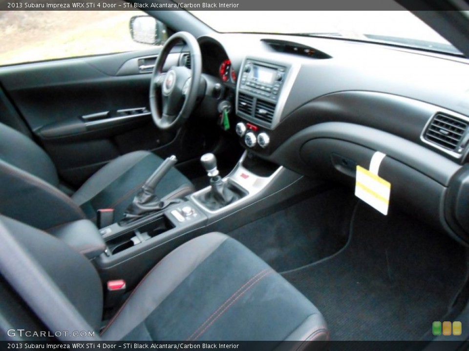 STi Black Alcantara/Carbon Black Interior Photo for the 2013 Subaru Impreza WRX STi 4 Door #74151957