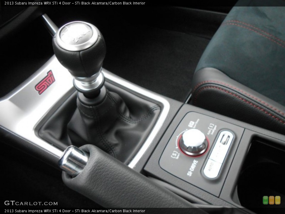 STi Black Alcantara/Carbon Black Interior Transmission for the 2013 Subaru Impreza WRX STi 4 Door #74151997