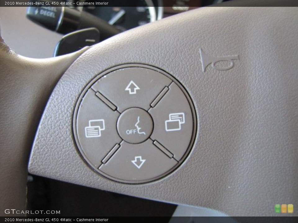 Cashmere Interior Controls for the 2010 Mercedes-Benz GL 450 4Matic #74152697