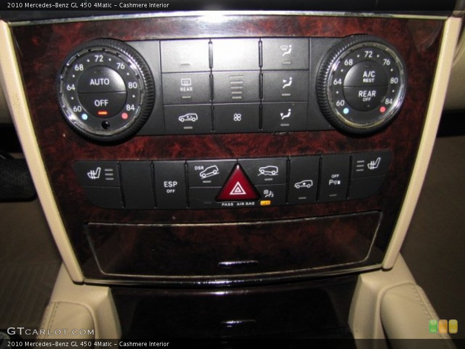 Cashmere Interior Controls for the 2010 Mercedes-Benz GL 450 4Matic #74152720