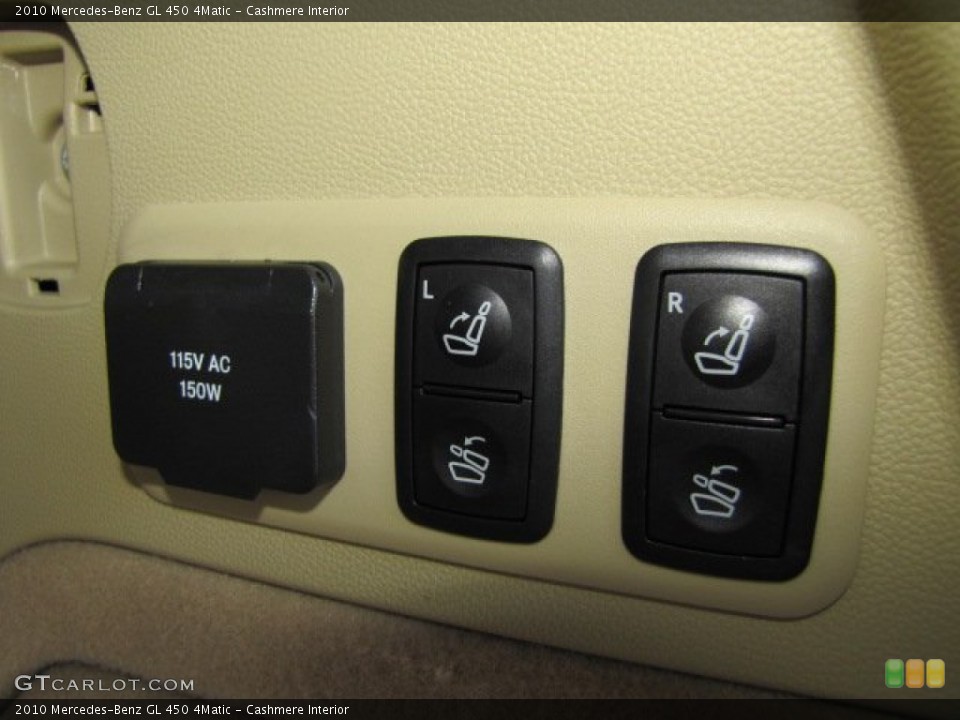 Cashmere Interior Controls for the 2010 Mercedes-Benz GL 450 4Matic #74152800