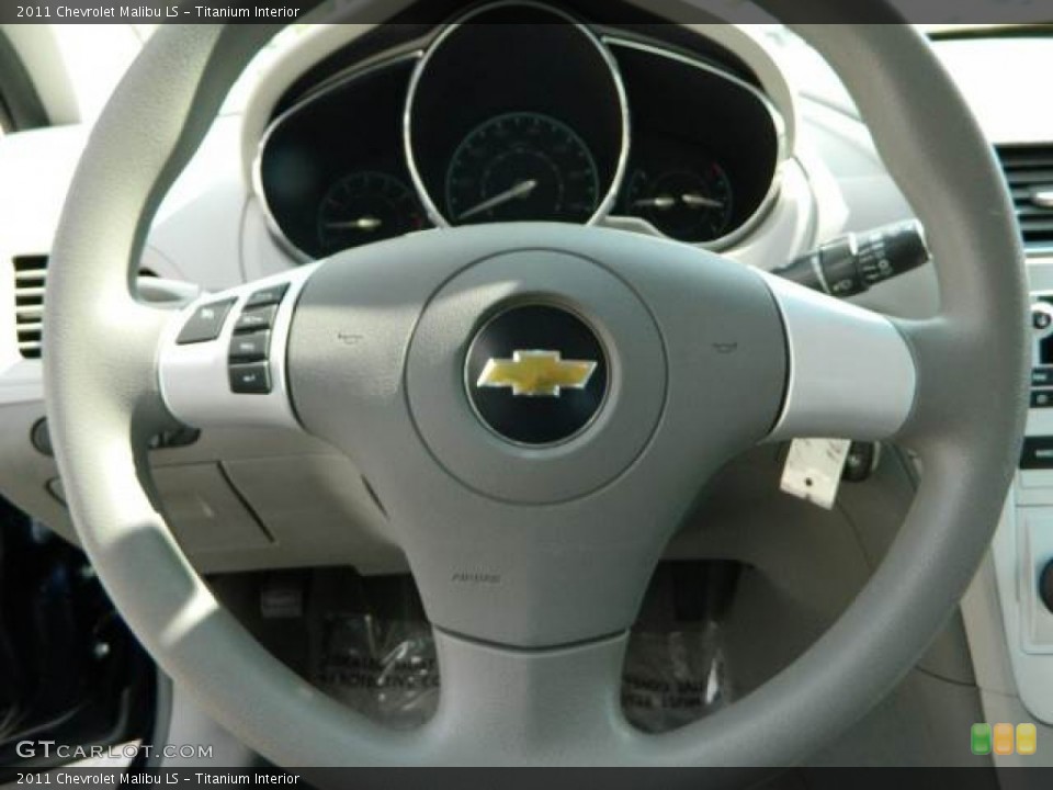 Titanium Interior Steering Wheel for the 2011 Chevrolet Malibu LS #74153662