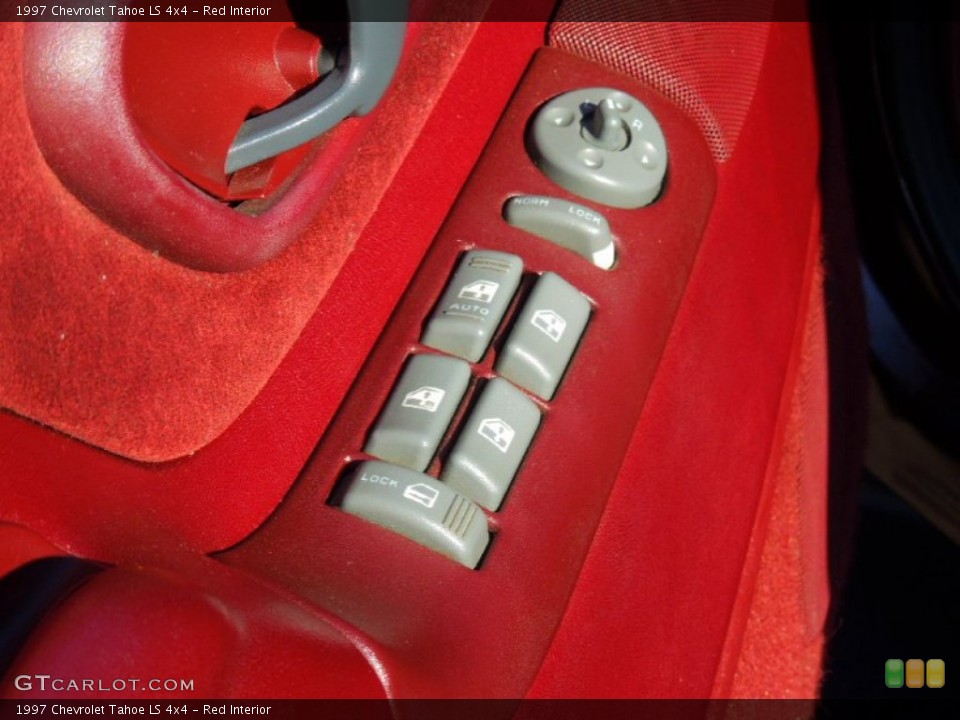 Red Interior Controls for the 1997 Chevrolet Tahoe LS 4x4 #74155645