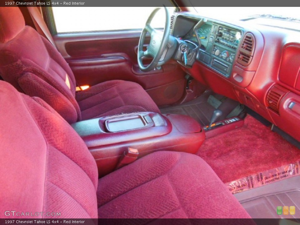 Red Interior Photo for the 1997 Chevrolet Tahoe LS 4x4 #74155678