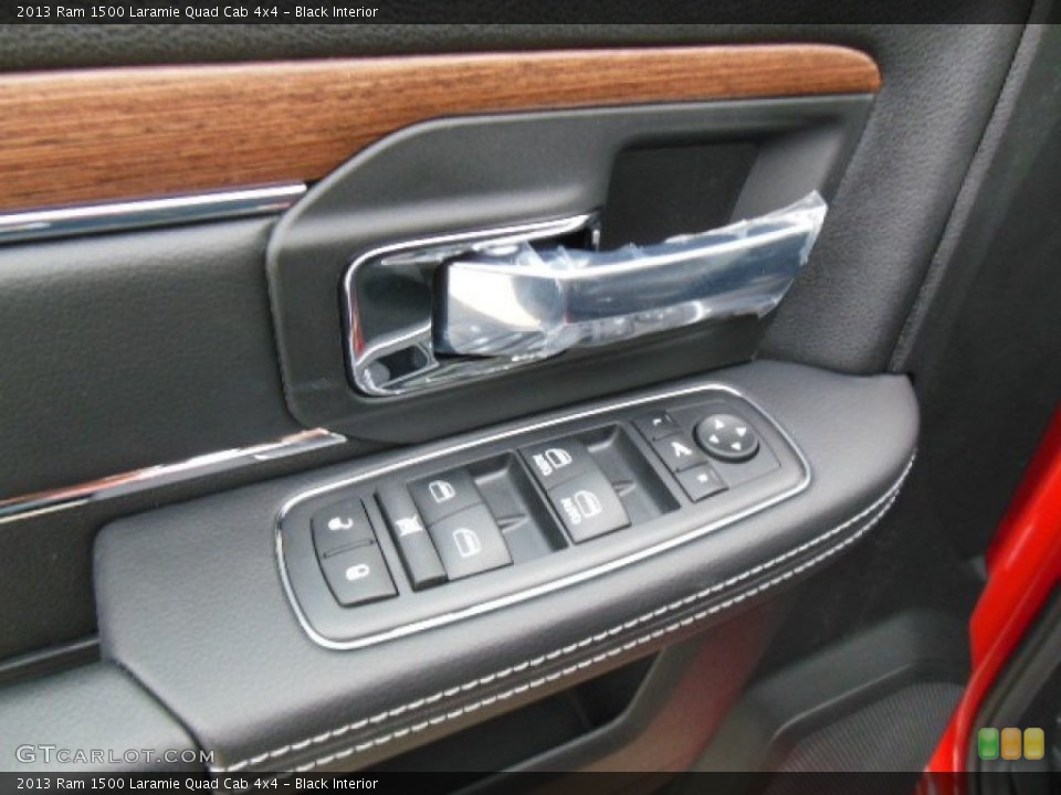 Black Interior Controls for the 2013 Ram 1500 Laramie Quad Cab 4x4 #74158334