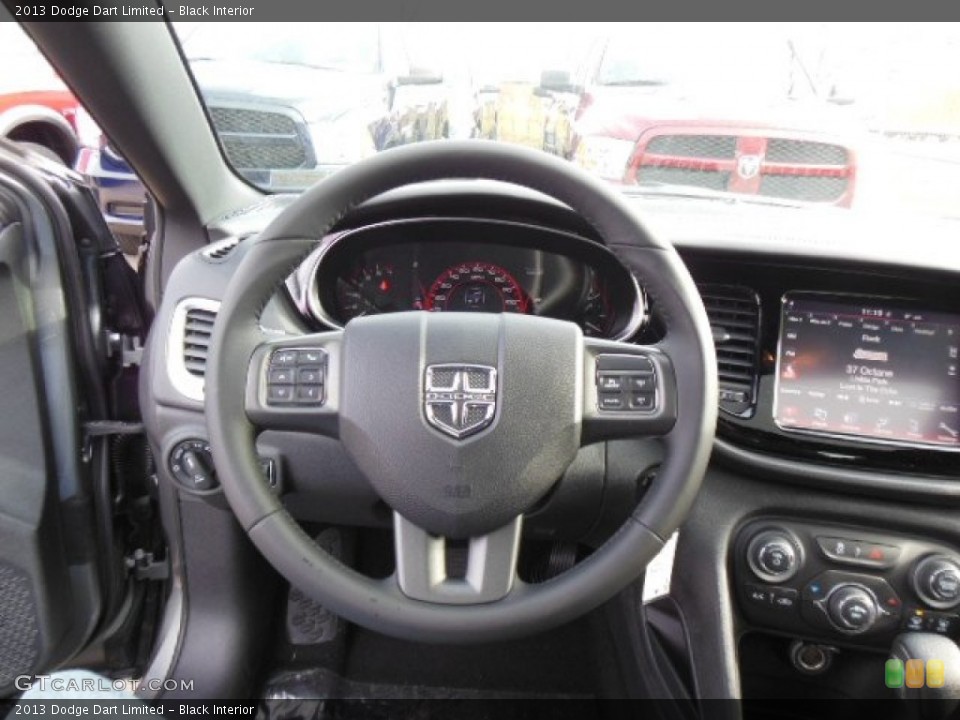 Black Interior Steering Wheel for the 2013 Dodge Dart Limited #74158864