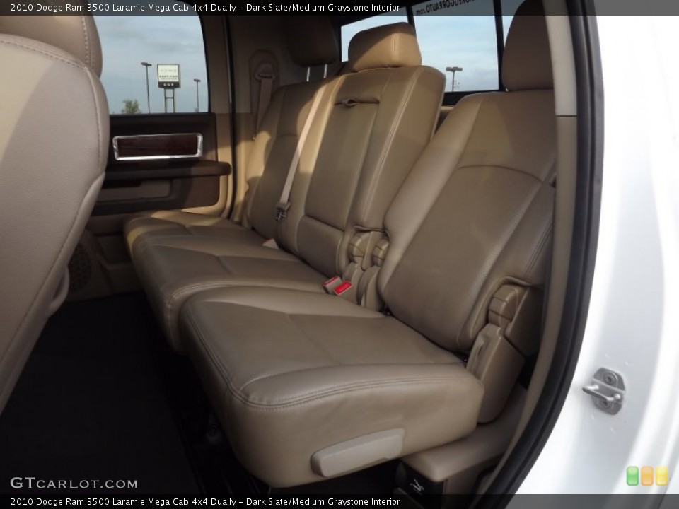 Dark Slate/Medium Graystone Interior Rear Seat for the 2010 Dodge Ram 3500 Laramie Mega Cab 4x4 Dually #74159632