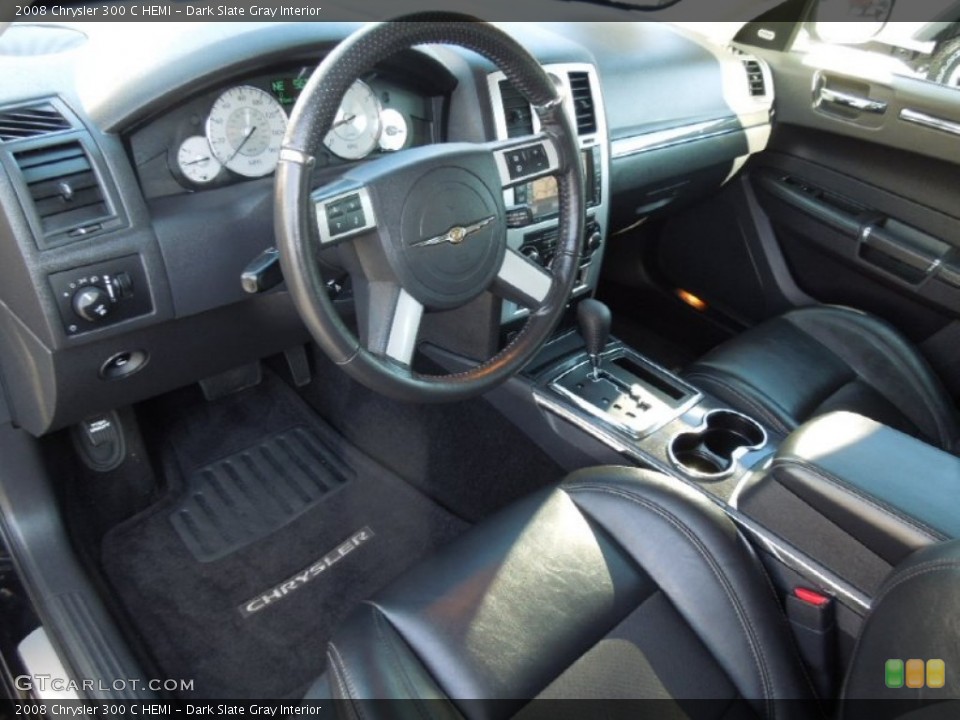 Dark Slate Gray Interior Prime Interior for the 2008 Chrysler 300 C HEMI #74162563