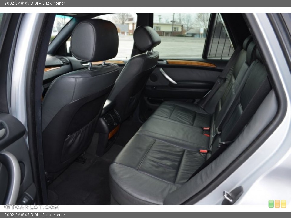 Black Interior Rear Seat for the 2002 BMW X5 3.0i #74165232