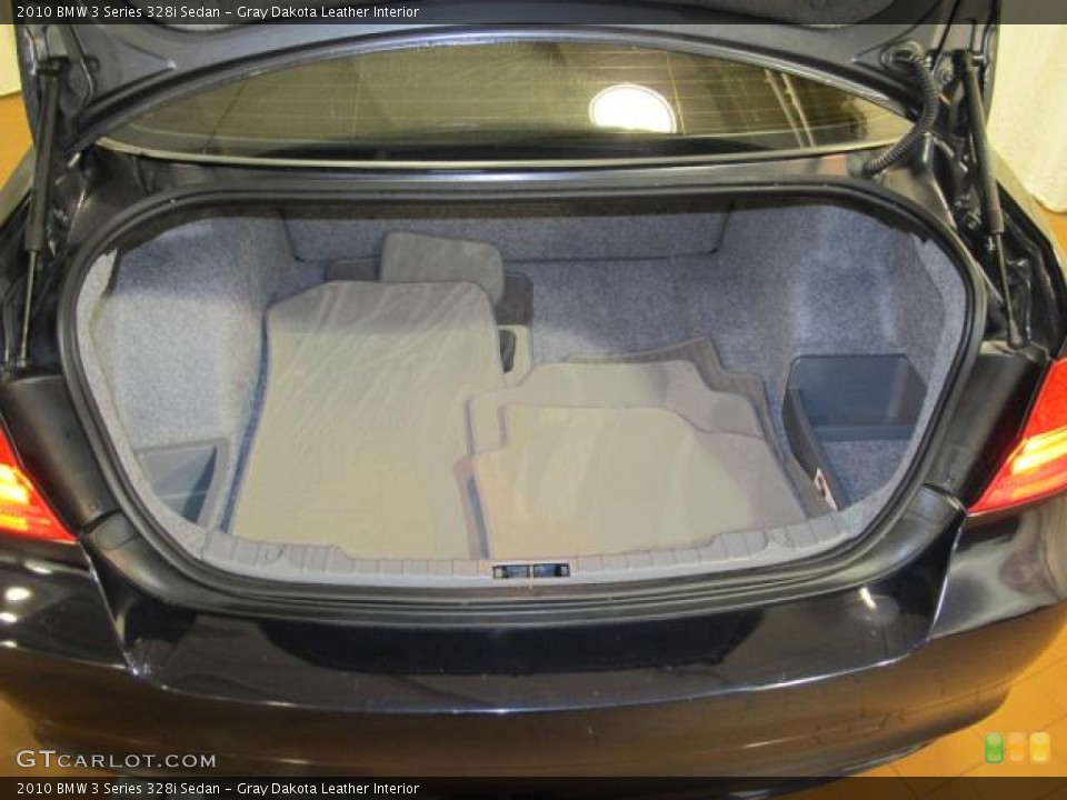 Gray Dakota Leather Interior Trunk for the 2010 BMW 3 Series 328i Sedan #74166619