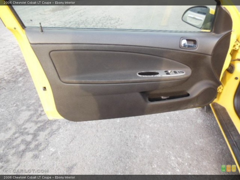 Ebony Interior Door Panel for the 2006 Chevrolet Cobalt LT Coupe #74167707