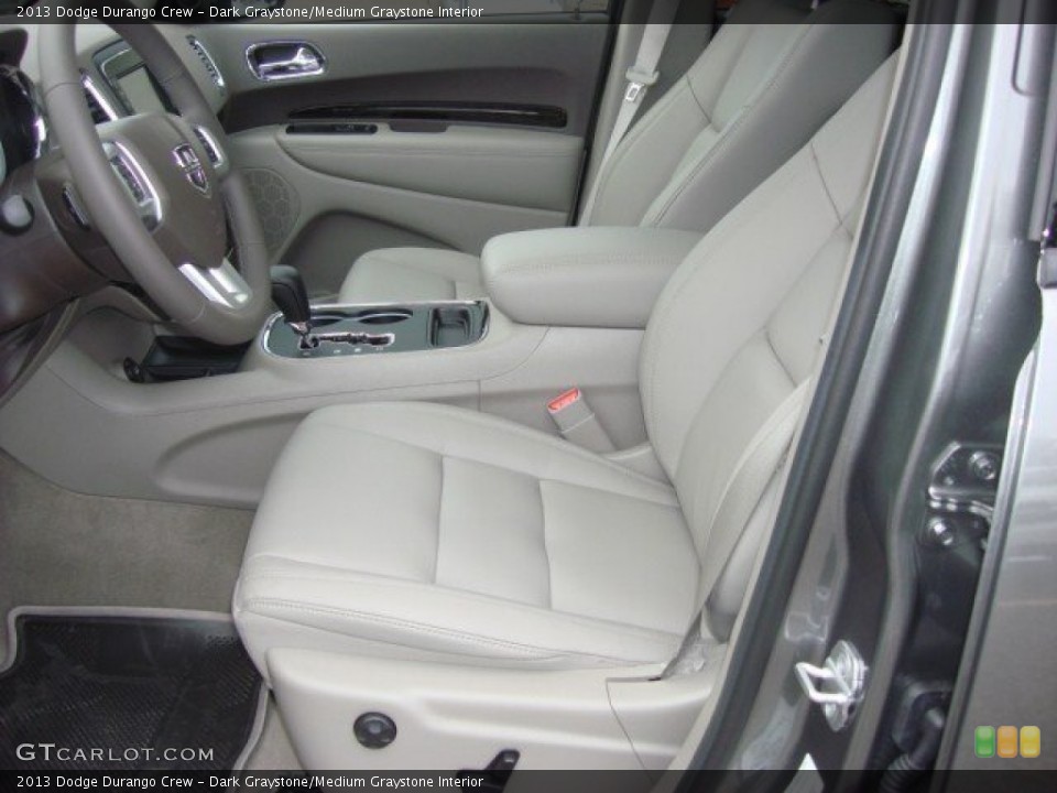 Dark Graystone/Medium Graystone Interior Front Seat for the 2013 Dodge Durango Crew #74168605