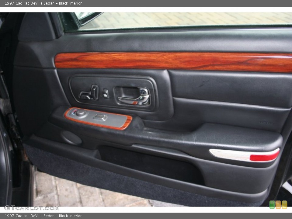 Black Interior Door Panel for the 1997 Cadillac DeVille Sedan #74169554