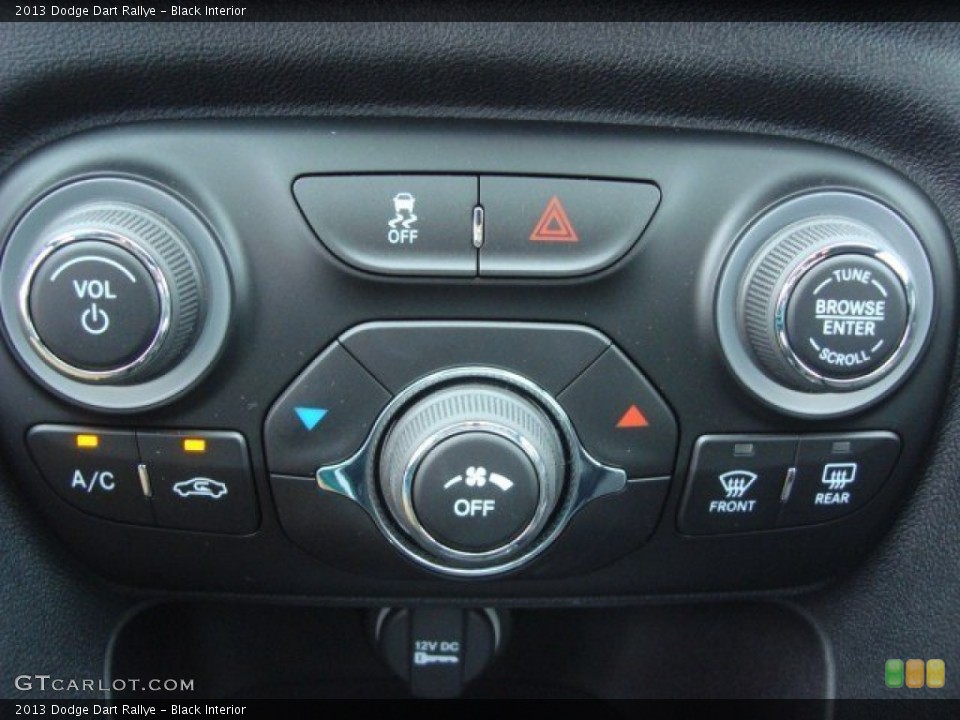 Black Interior Controls for the 2013 Dodge Dart Rallye #74170768