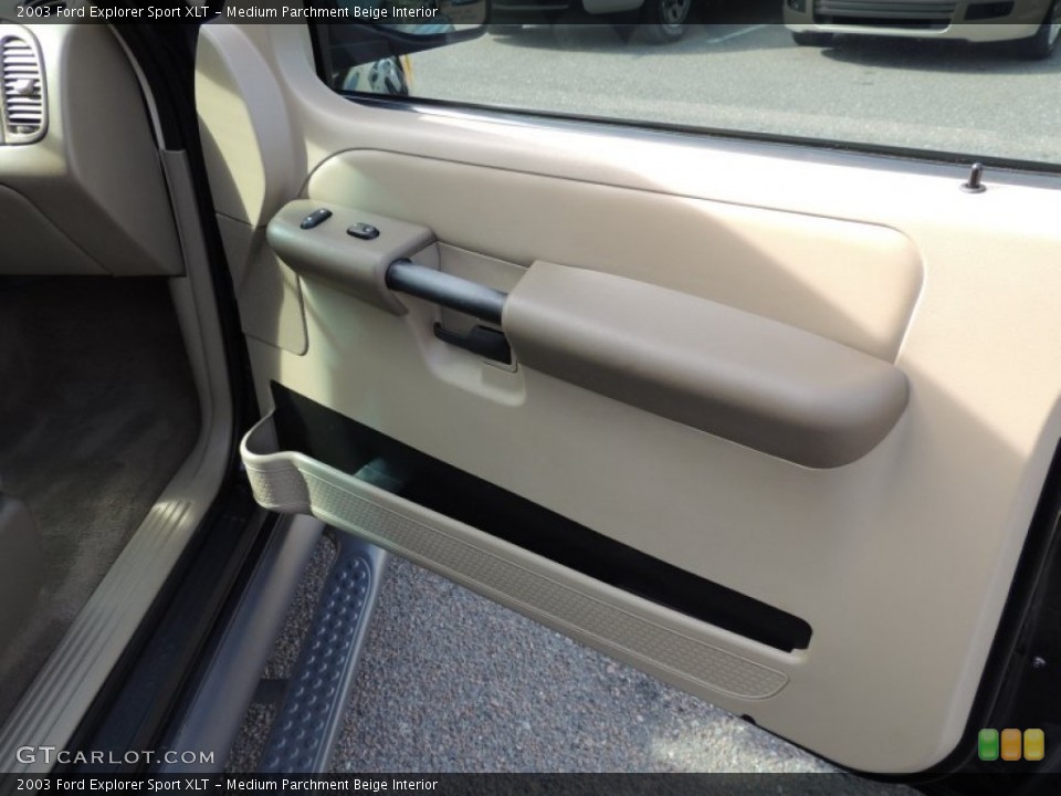 Medium Parchment Beige Interior Door Panel for the 2003 Ford Explorer Sport XLT #74170863