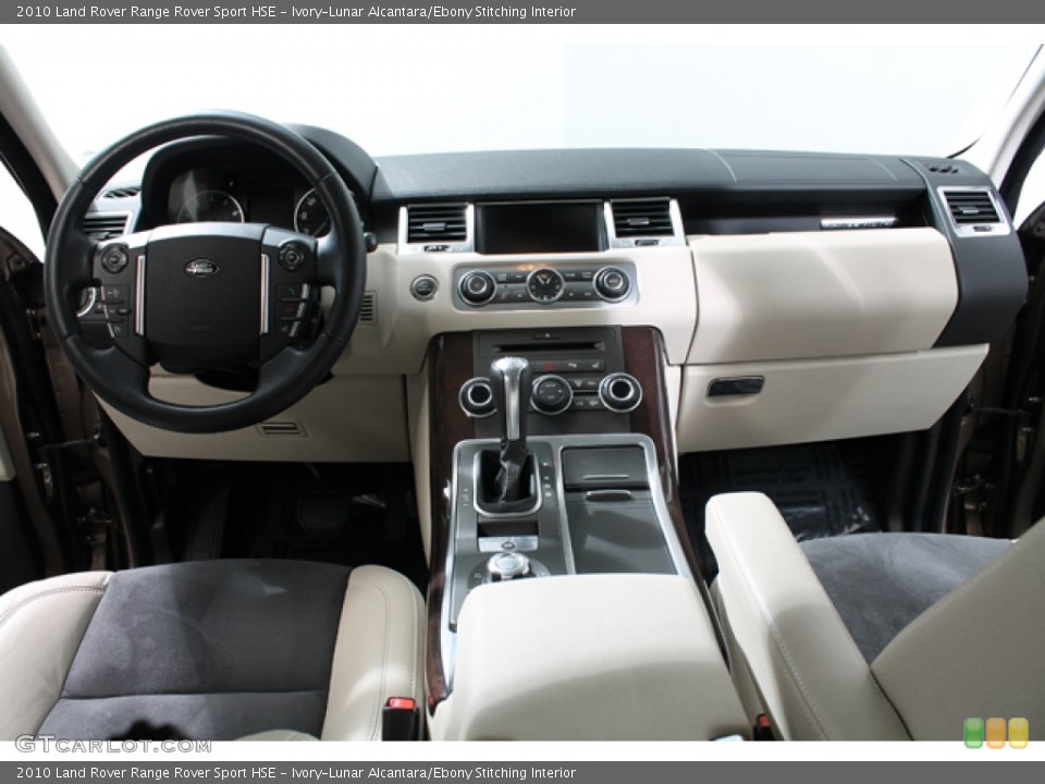 Ivory-Lunar Alcantara/Ebony Stitching Interior Dashboard for the 2010 Land Rover Range Rover Sport HSE #74170917