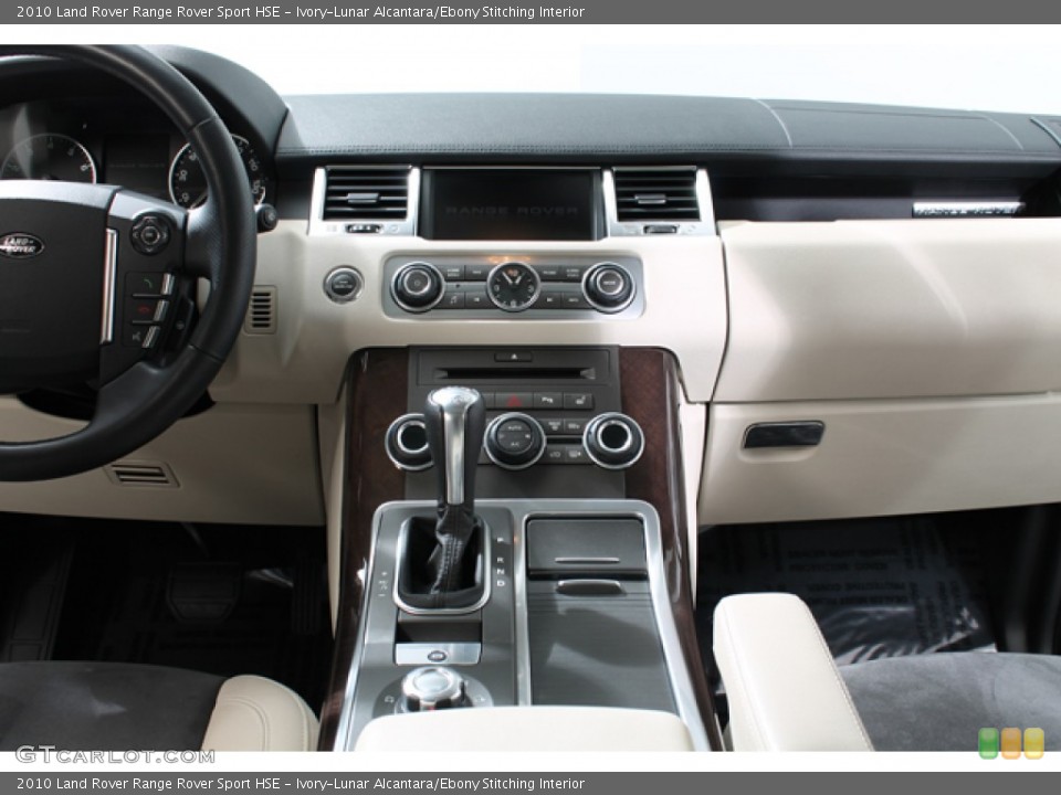Ivory-Lunar Alcantara/Ebony Stitching Interior Controls for the 2010 Land Rover Range Rover Sport HSE #74170982