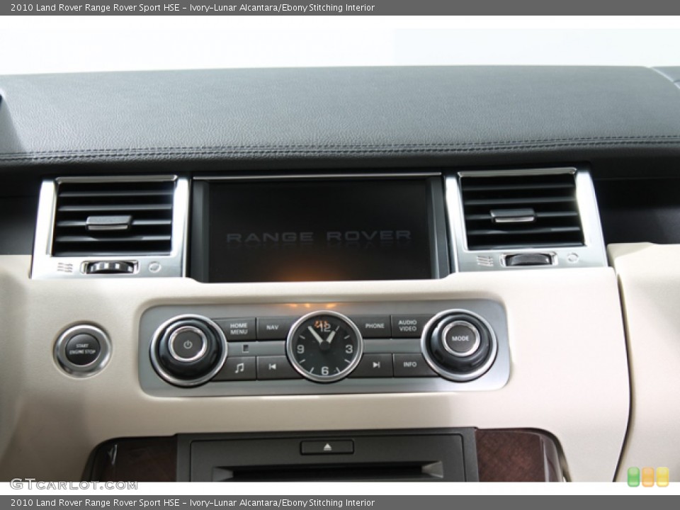 Ivory-Lunar Alcantara/Ebony Stitching Interior Controls for the 2010 Land Rover Range Rover Sport HSE #74171008