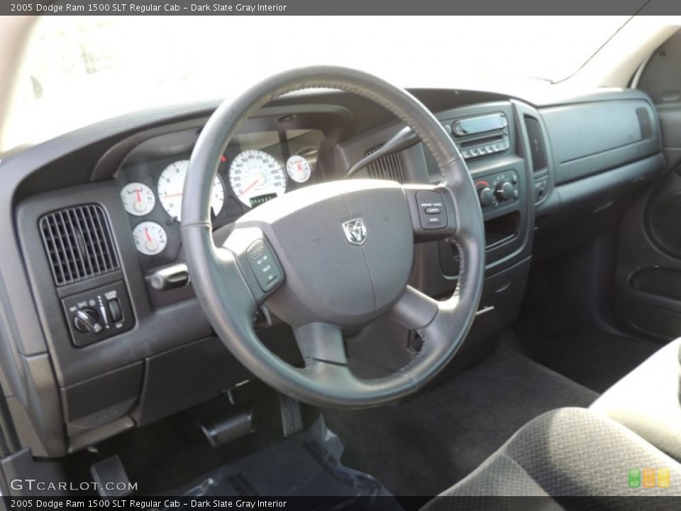 Dark Slate Gray Interior Dashboard for the 2005 Dodge Ram 1500 SLT Regular Cab #74172277