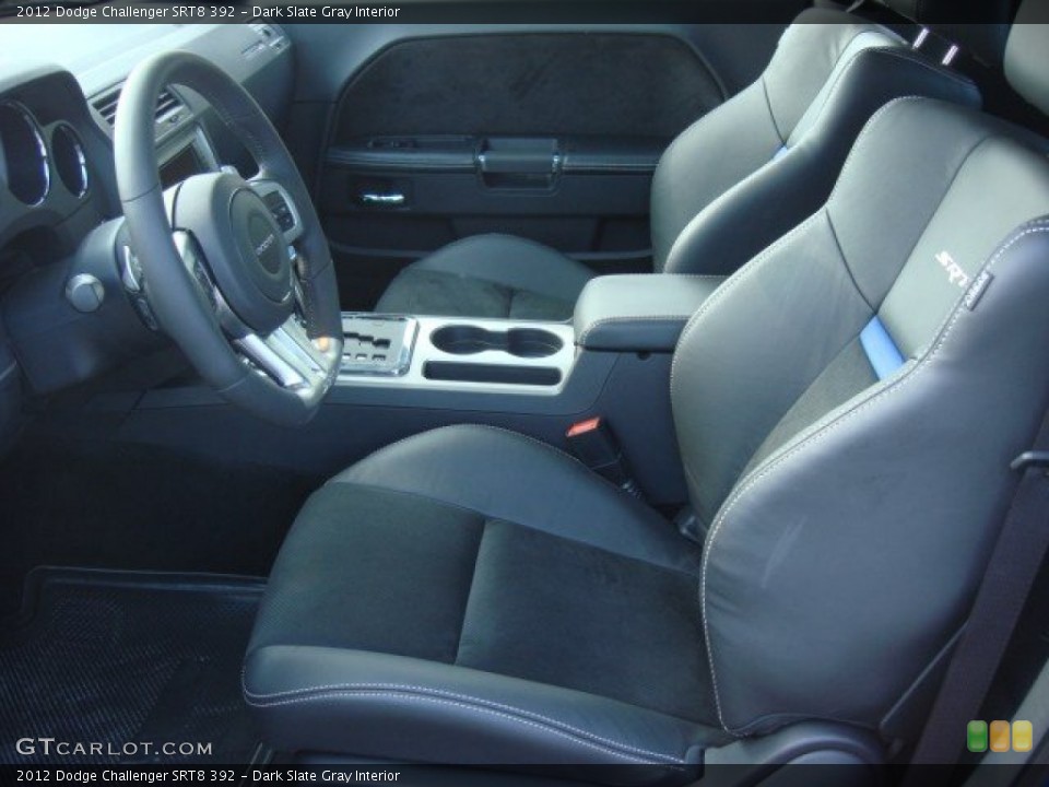 Dark Slate Gray Interior Photo for the 2012 Dodge Challenger SRT8 392 #74172682
