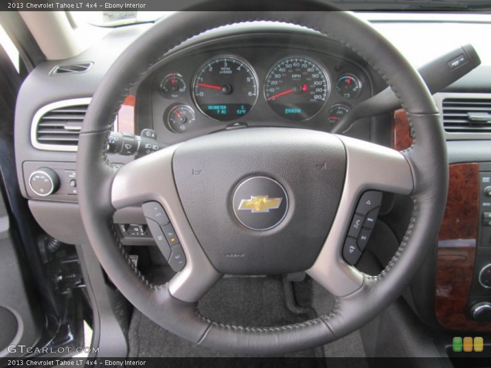 Ebony Interior Steering Wheel for the 2013 Chevrolet Tahoe LT 4x4 #74172886