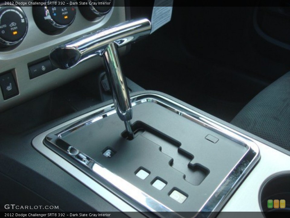 Dark Slate Gray Interior Transmission for the 2012 Dodge Challenger SRT8 392 #74172914