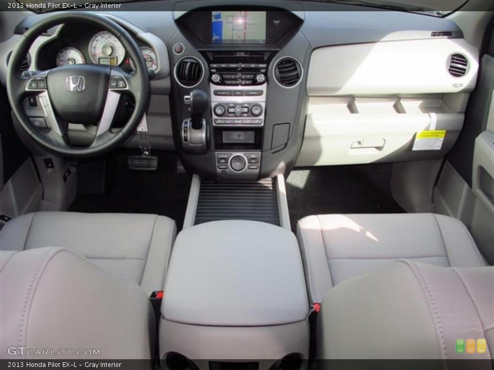 Gray Interior Dashboard for the 2013 Honda Pilot EX-L #74176813