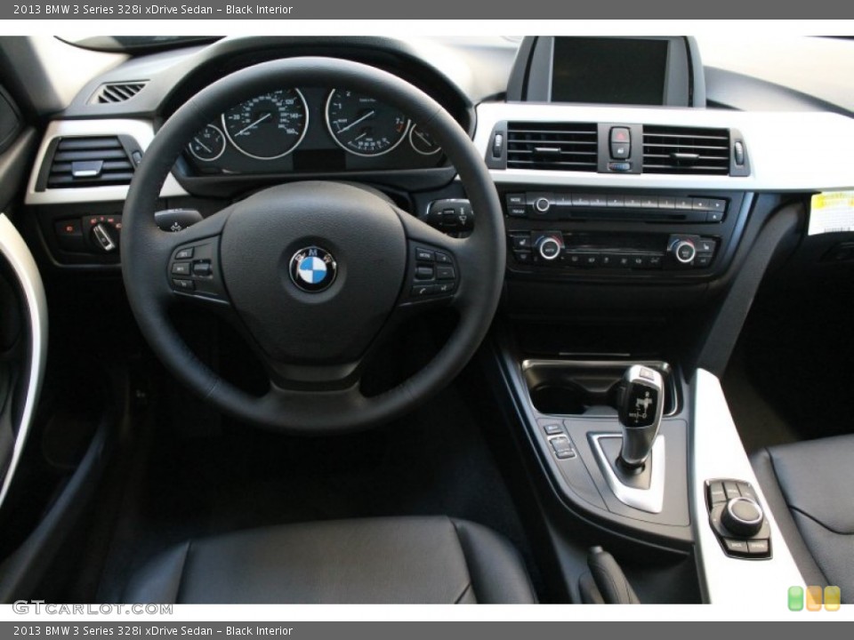 Black Interior Dashboard for the 2013 BMW 3 Series 328i xDrive Sedan #74180050