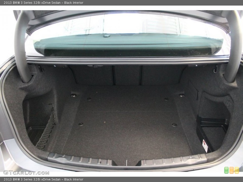 Black Interior Trunk for the 2013 BMW 3 Series 328i xDrive Sedan #74180188