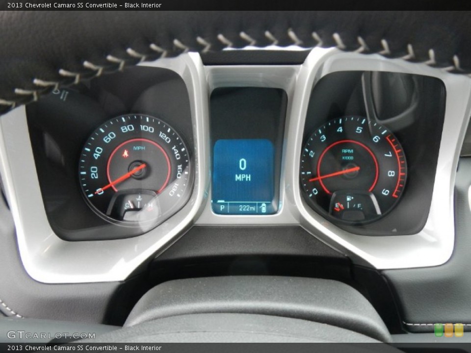 Black Interior Gauges for the 2013 Chevrolet Camaro SS Convertible #74181501