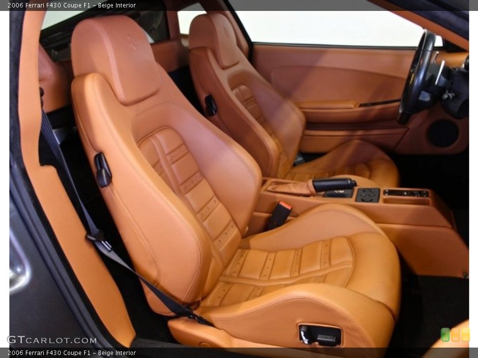 Beige Interior Front Seat for the 2006 Ferrari F430 Coupe F1 #74182766