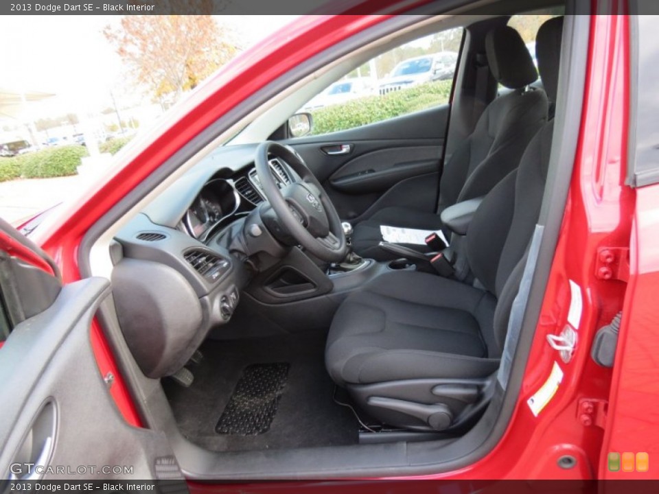 Black Interior Front Seat for the 2013 Dodge Dart SE #74183632