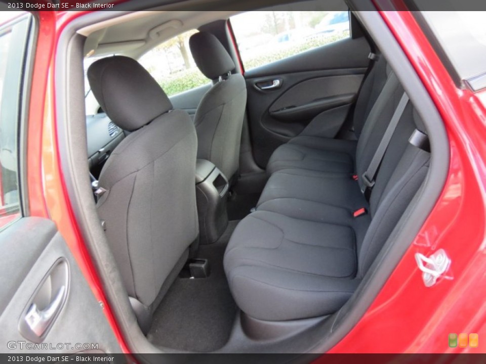 Black Interior Rear Seat for the 2013 Dodge Dart SE #74183656