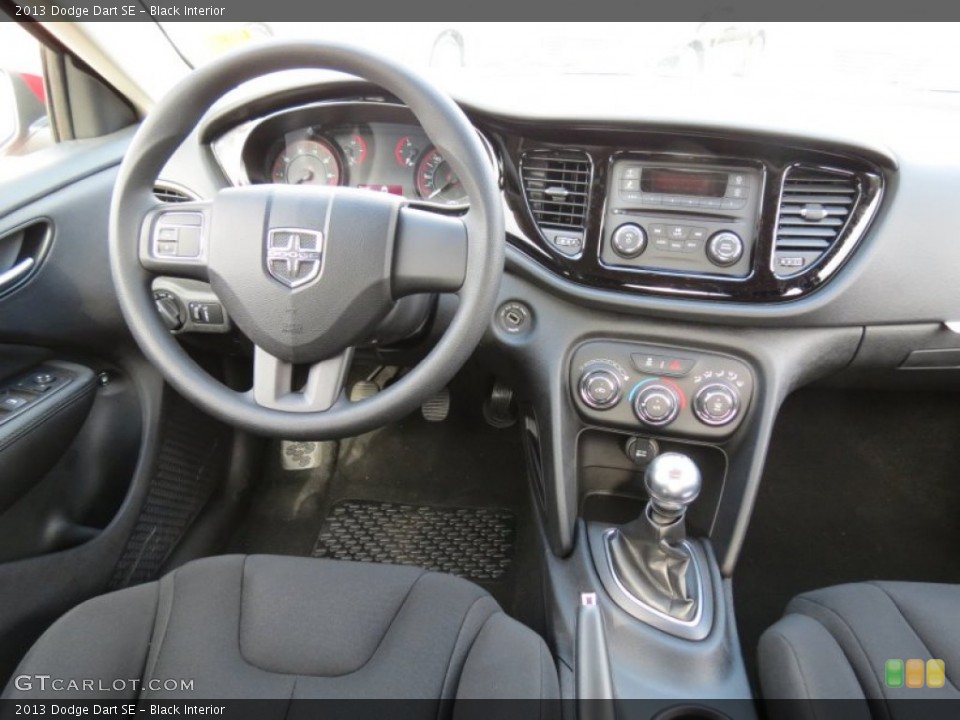 Black Interior Dashboard for the 2013 Dodge Dart SE #74183713