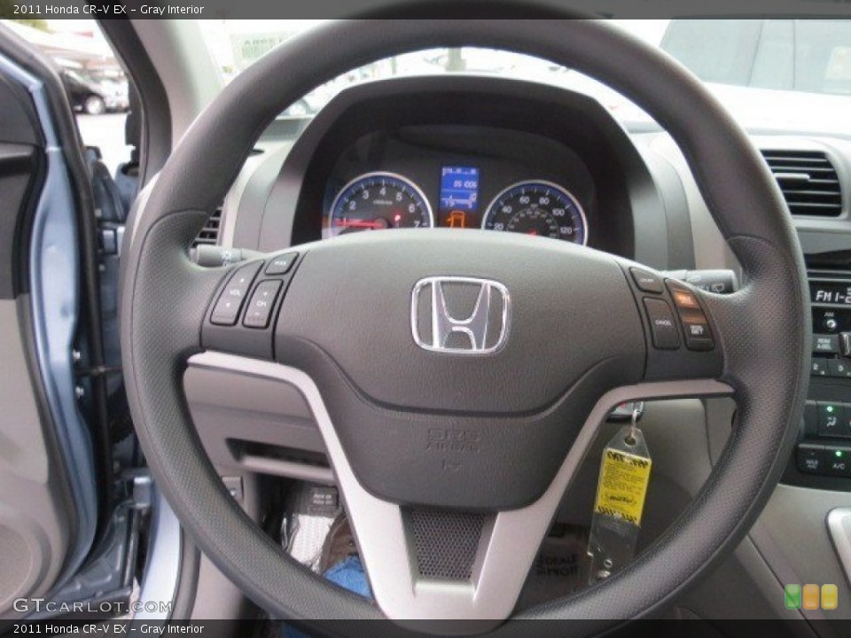 Gray Interior Steering Wheel for the 2011 Honda CR-V EX #74185069