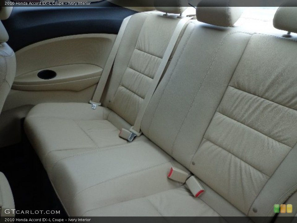 Ivory Interior Rear Seat for the 2010 Honda Accord EX-L Coupe #74186220