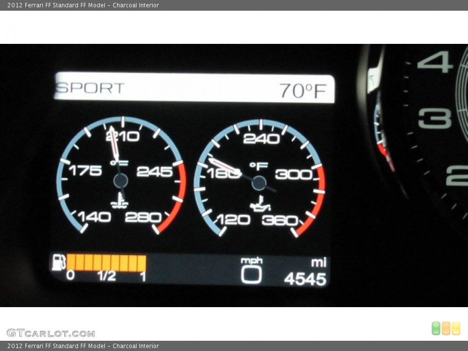 Charcoal Interior Gauges for the 2012 Ferrari FF  #74186941