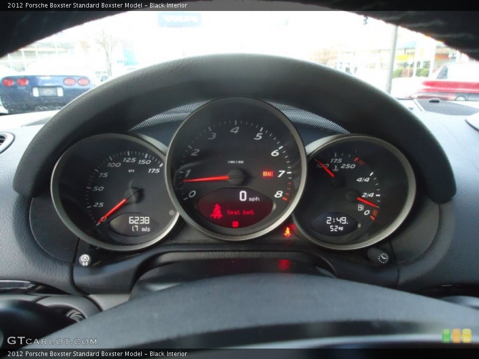 Black Interior Gauges for the 2012 Porsche Boxster  #74188873