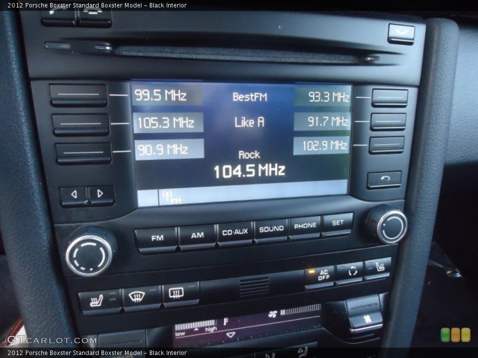 Black Interior Audio System for the 2012 Porsche Boxster  #74188928