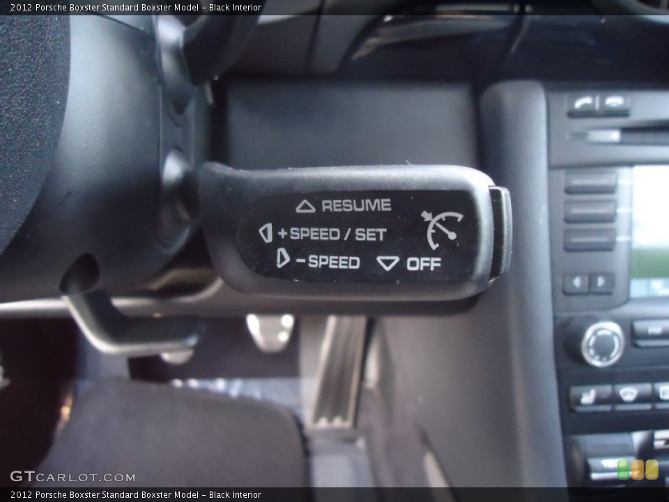 Black Interior Controls for the 2012 Porsche Boxster  #74189089