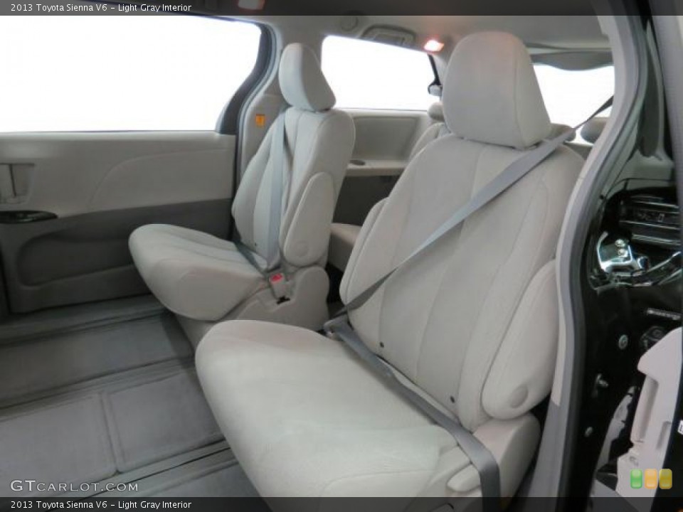 Light Gray Interior Rear Seat for the 2013 Toyota Sienna V6 #74192162
