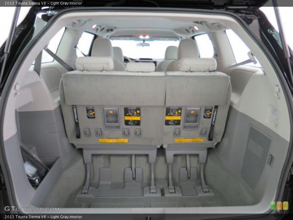 Light Gray Interior Trunk for the 2013 Toyota Sienna V6 #74192291