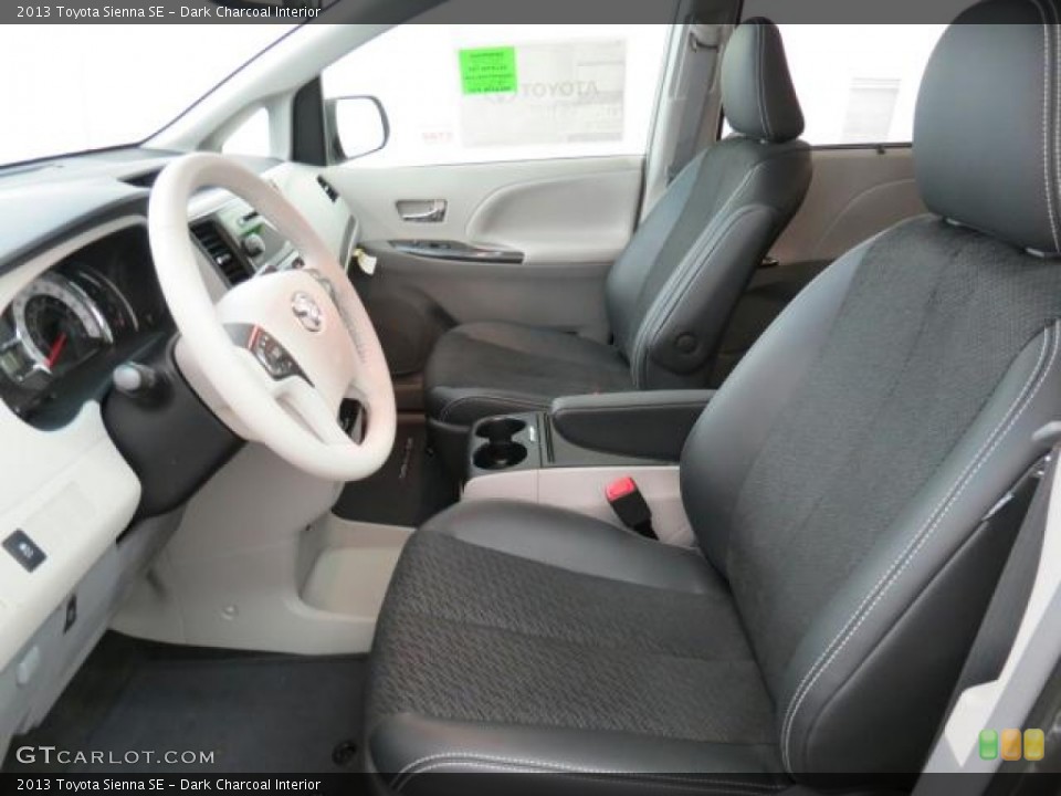 Dark Charcoal Interior Front Seat for the 2013 Toyota Sienna SE #74193693