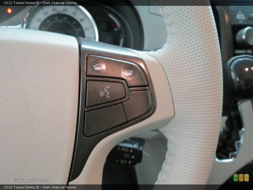 Dark Charcoal Interior Controls for the 2013 Toyota Sienna SE #74193856