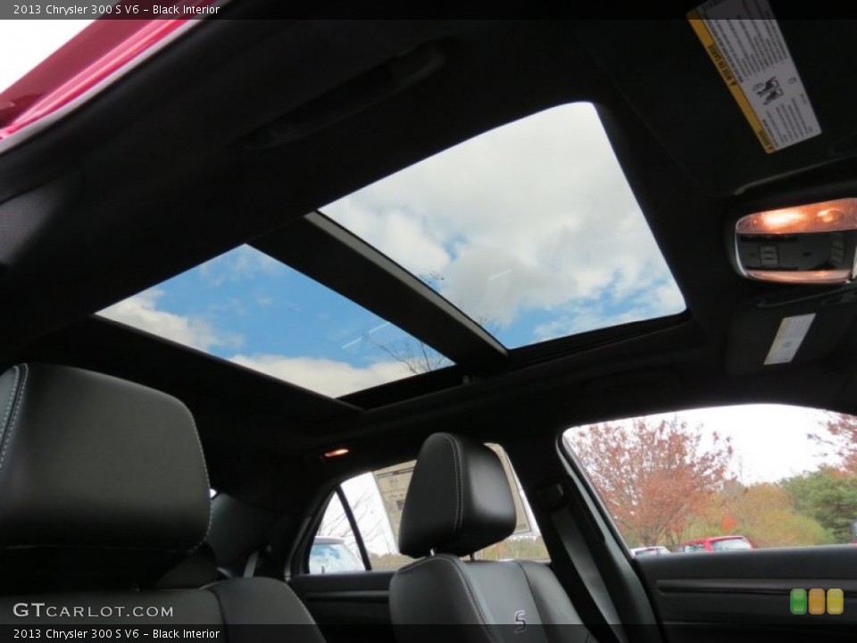 Black Interior Sunroof for the 2013 Chrysler 300 S V6 #74195258