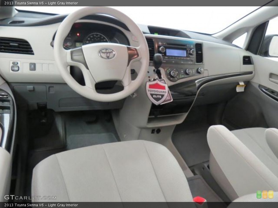 Light Gray Interior Dashboard for the 2013 Toyota Sienna V6 #74197195