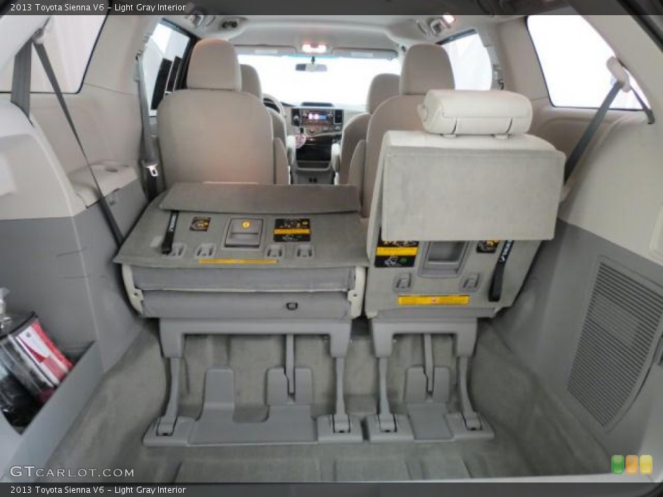 Light Gray Interior Trunk for the 2013 Toyota Sienna V6 #74197333